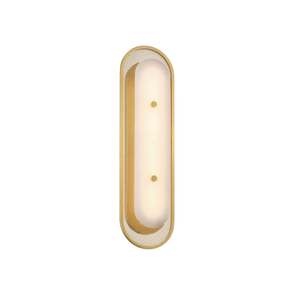Eurofase 49172-027 Gold Tramore, Wall Sconce , 22'', Gold, Alabaster Image 6