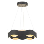 Eurofase 31783-024 Silver Black Mix Vaughan, Pendant, 24'', Silver-black Mix, Silver Steel Image 1