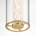 Eurofase 45716-027 Gold Espada, Pendant, 20'', Gold, Clear Glass Image 4