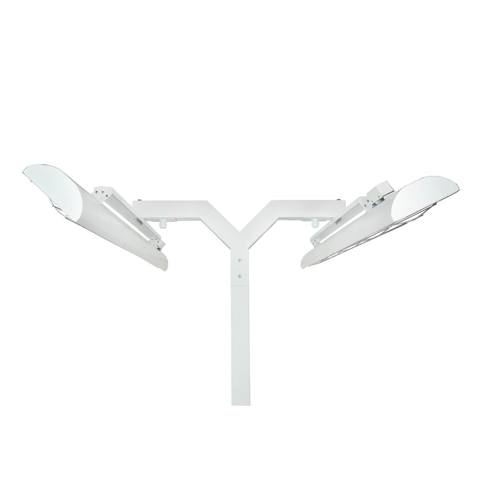 Eurofase EF3908PMDW White Eurofase Ef3908pmdw 39 Inch 8ft White Pole Mount With Double Crossbar Image 1