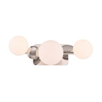 Eurofase Vine, Vanity, 3lt, Polished Nickel, Opal Glass