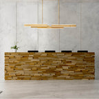 Eurofase 37065-027 Matte Gold Cameno, Chandelier, 55'', Matte Gold, White Acrylic Image 1
