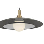 Eurofase 46785-039 Matte Grey Welsh, Pendant, 30'', Matte Grey, White Glass Image 2