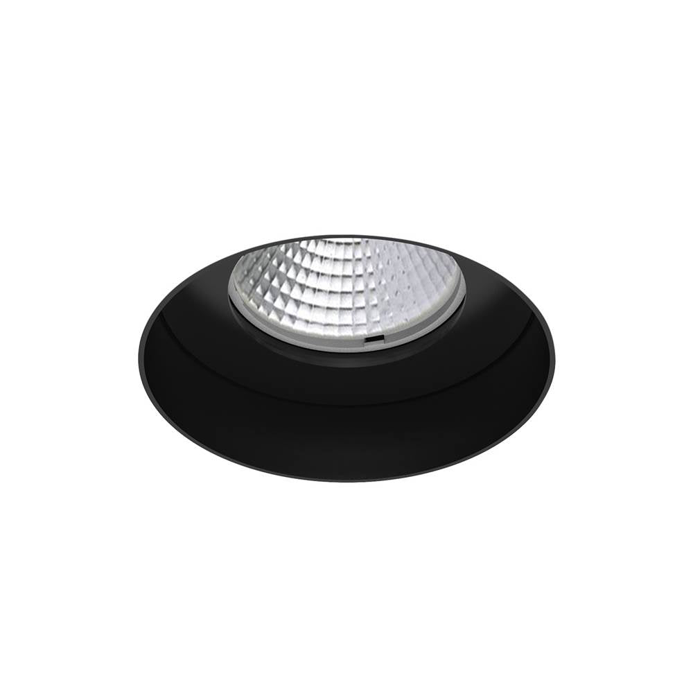 Eurofase 28715-30-024 Black Amigo 15w 1 Light Round Trimless Downlight 3000k Black Image 1