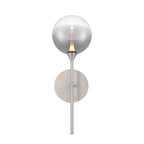 Eurofase 48911-023 Satin Nickel Iissa, Wall Sconce, 19'', Satin Nickel, Smoked Glass Image 1
