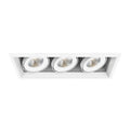 Eurofase  Multiple 15w 3 Lights Trim 20 Degree Gimbal 3500k White/white