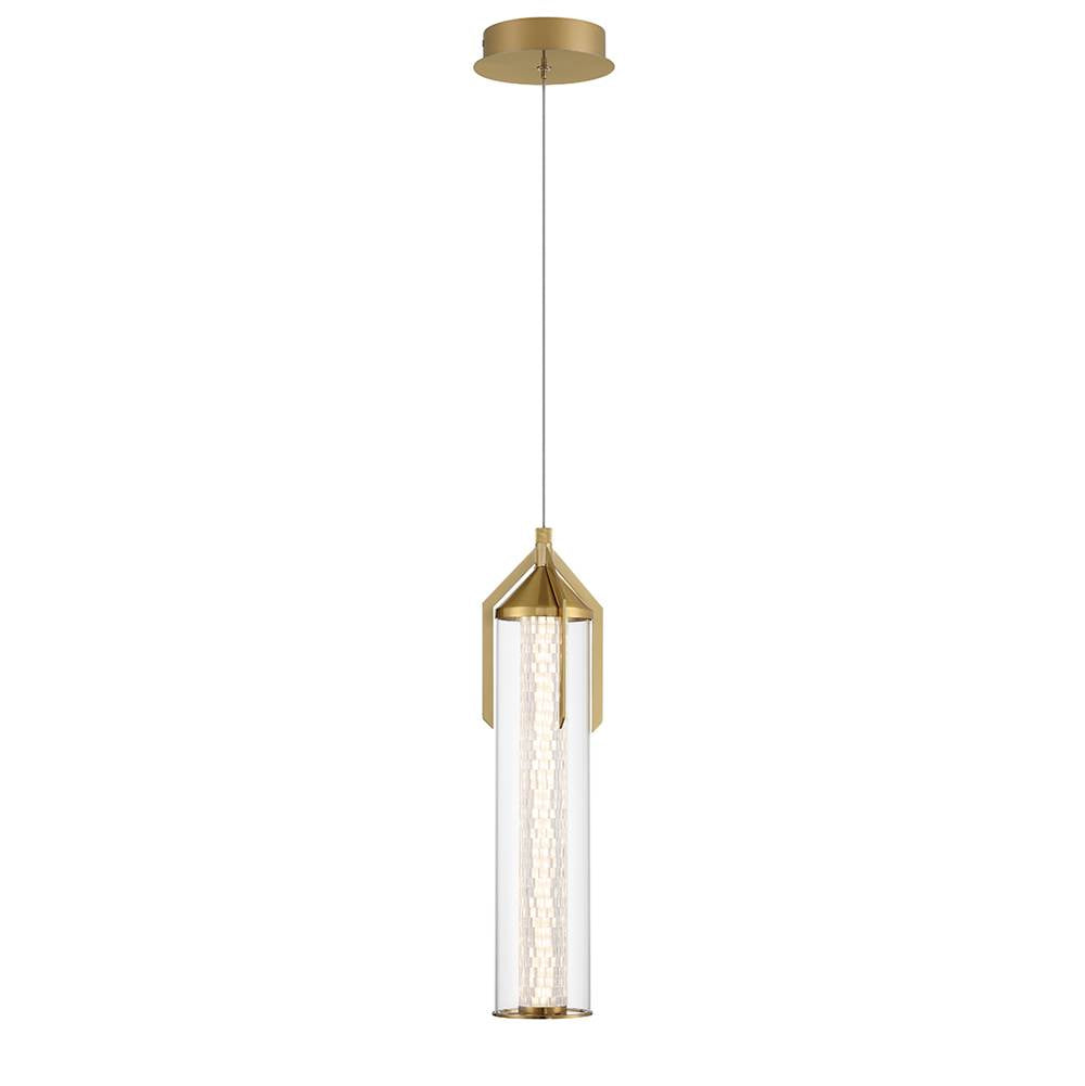 Eurofase 45716-027 Gold Espada, Pendant, 20'', Gold, Clear Glass Image 3