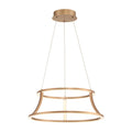 Eurofase Cadoux, Chandelier, 20'', Matte Gold, White Glass