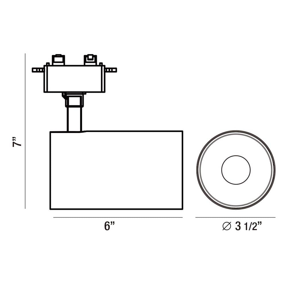 Eurofase 35455-35-02  Charlie,trk Head,led,30w,35k,w Image 3