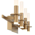 Eurofase Torna, Vanity, 4lt, 36'', Gold, White Acrylic