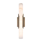 Eurofase 49033-014 Antique Brass Venna, Wall Sconce , 22'', Antique Brass, Alabaster Image 1
