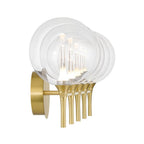 Eurofase 48919-012 Gold Iissa, Vanity, 5lt, Gold, Clear Glass Image 5