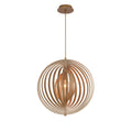 Eurofase 31873-017 Wood Abruzzo, Pendant , 20'', Wood Image 1