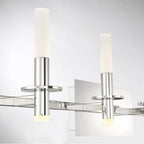 Eurofase 45235-023 Polished Nickel Torna, Vanity, 4lt, 36'', Polished Nickel, White Acrylic Image 4