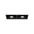 Eurofase Bravo 10w 2 Light White Trimless Snoot Gimbal Wide 3000k Frosted Lens