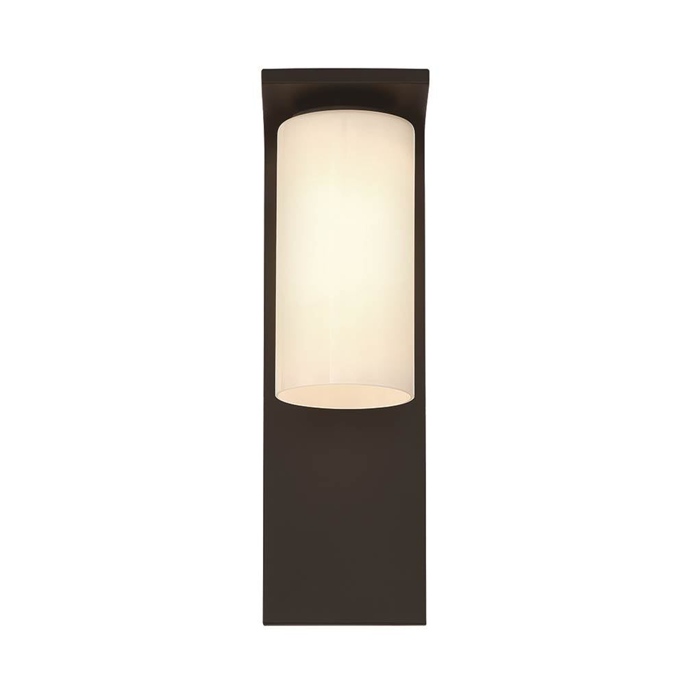 Eurofase Colonne, Outdoor, 20'', Powder Coat Black, Clear Glass