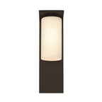 Eurofase Colonne, Outdoor, 20'', Powder Coat Black, Clear Glass