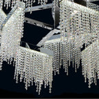 Eurofase 30005-013 Chrome Rossi, Chandelier , 10-light, 51'', Chrome Image 6