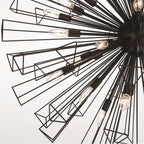 Eurofase 43865-017 Matte Black Dendelio, Chandelier , 35-light, 54'', Matte Black Image 4