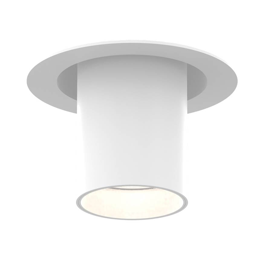 Eurofase Tango 15w 1 Light Round White Trim Pull Down 2700k Clear Lens