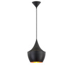 Eurofase 20438-012 Matte Black Piquito, Pendant, 11'', Matte Black, Gold-black Mix Steel Image 2