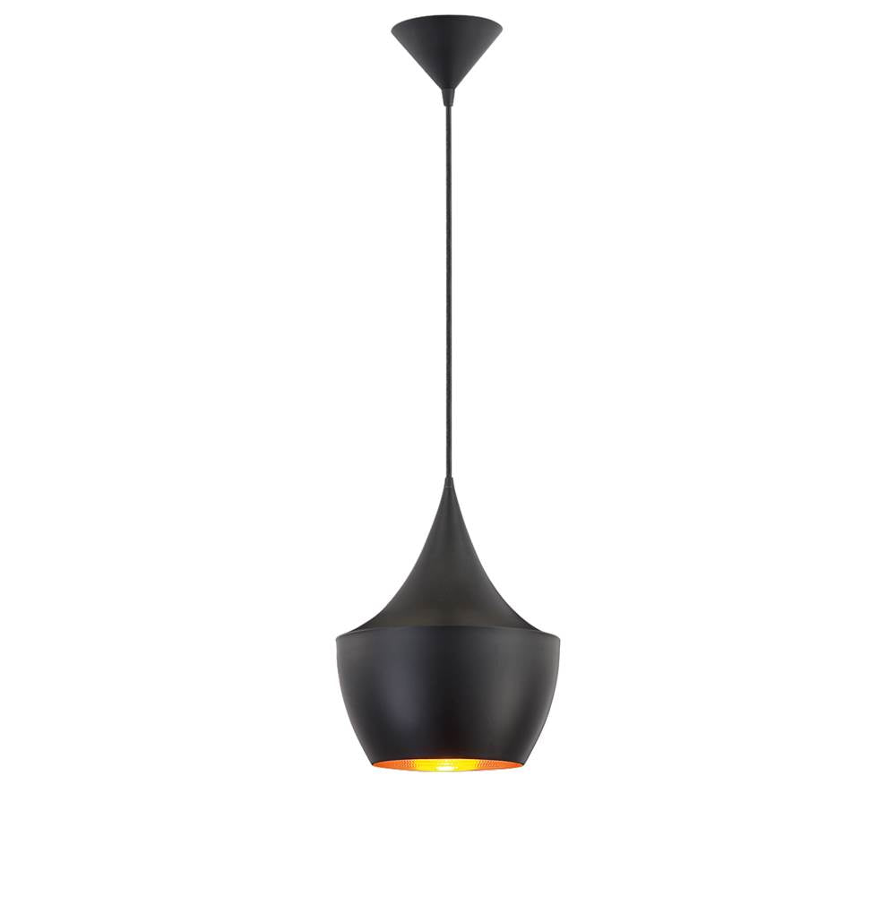 Eurofase 20438-012 Matte Black Piquito, Pendant, 11'', Matte Black, Gold-black Mix Steel Image 2