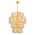 Eurofase Perrene, Chandelier, 24-light, 45'', Gold, Clear Glass