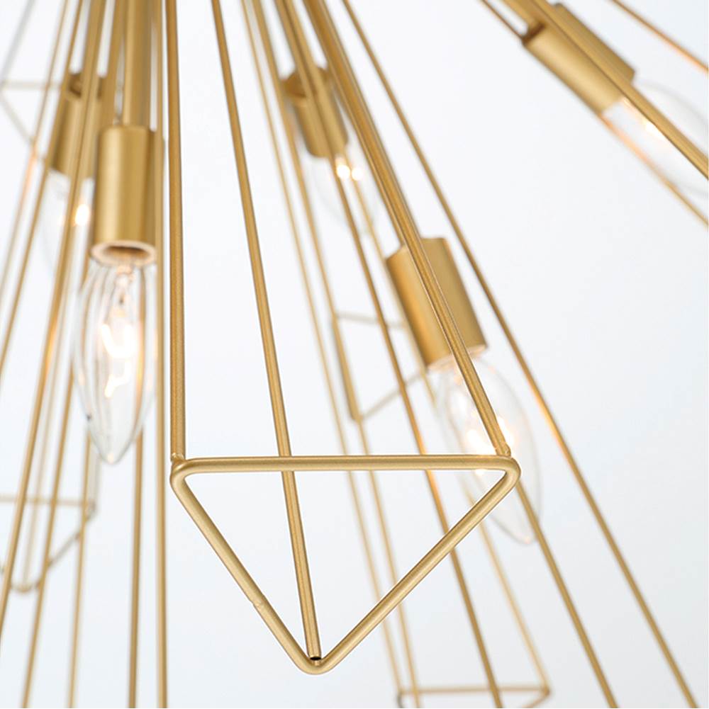 Eurofase 43863-027 Matte Gold Dendelio, Chandelier , 13-light, 30'', Matte Gold Image 2