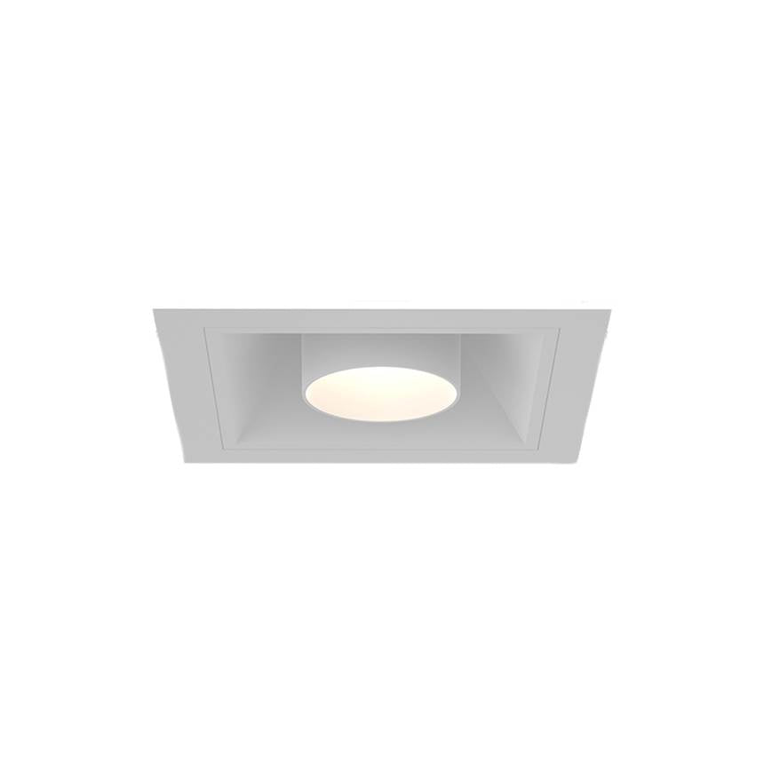 Eurofase Bravo 10w 1 Light White Trim Snoot Gimbal Medium 3000k Clear Lens