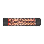 Eurofase Ef40 Series Eurofase Ef40208b2 Dual Element 39 Inch 4000 Watt Electric Patio Heater