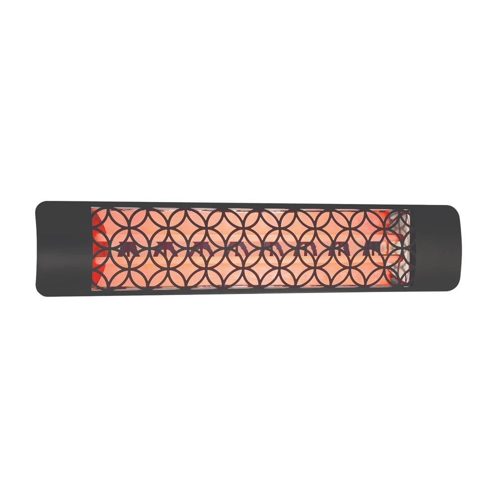Eurofase Ef40 Series Eurofase Ef40208b2 Dual Element 39 Inch 4000 Watt Electric Patio Heater