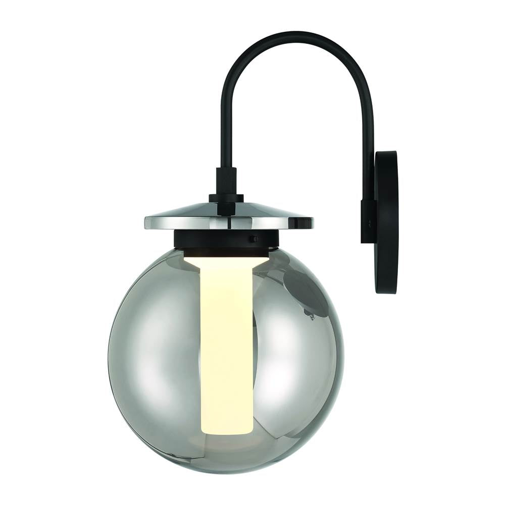 Eurofase 47197-015 Powder Coat Black Caswell, Outdoor, 18'', Powder Coat Black, Smoked Glass Image 4