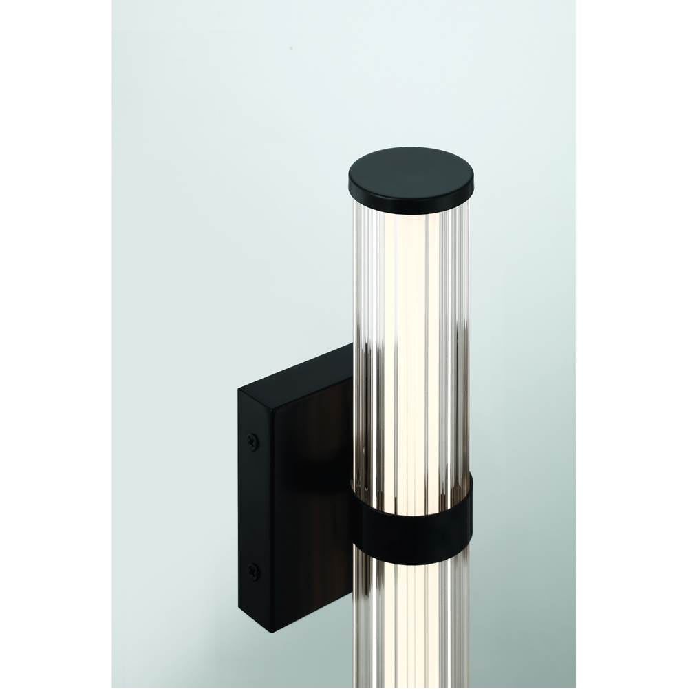 Eurofase 47123-021 Matte Black Fayton, Outdoor, 14'', Matte Black, Clear Glass Image 2