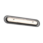 Eurofase 49444-018 Matte Black Tramore, Wall Sconce, 30'', Matte Black, Silver Glass Image 3