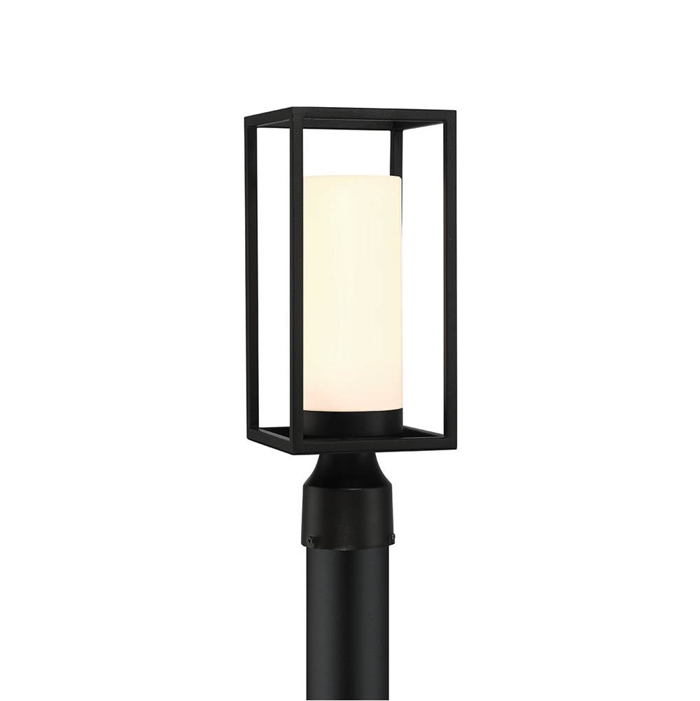 Eurofase 41963-012 Powder Coat Black Ren, Outdoor, 15'', Powder Coat Black, White Glass Image 2