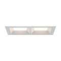 Eurofase Bravo 15w 2 Light White Trim Panel Wide 4000k