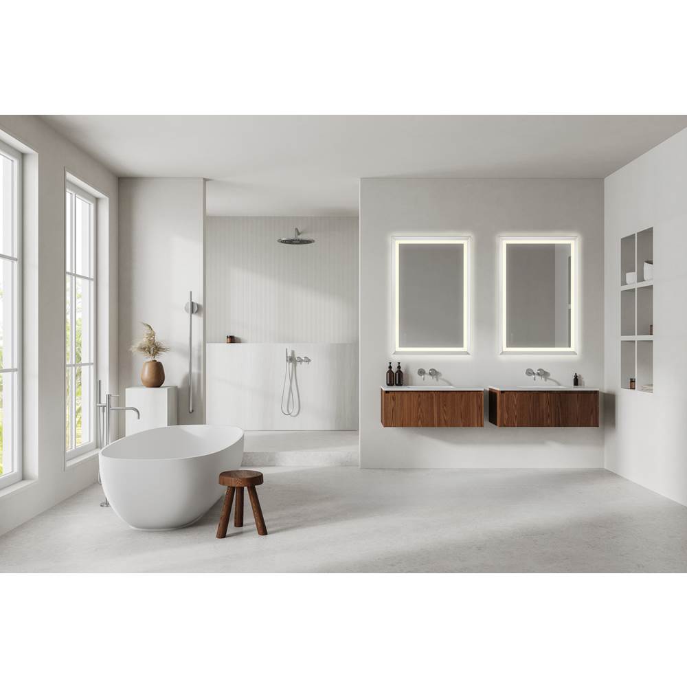 Eurofase 48974-028 Brushed Silver Artell, Mirror , 24'' X 36'', Brushed Silver Image 8