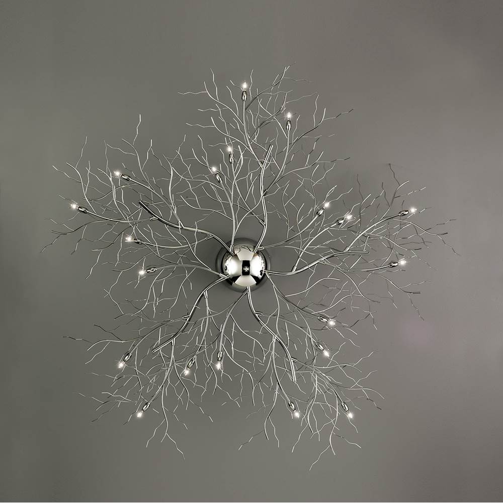 Eurofase 12264-018 Chrome Autumn, Flush Mount , 20-light, 45'', Chrome Image 3