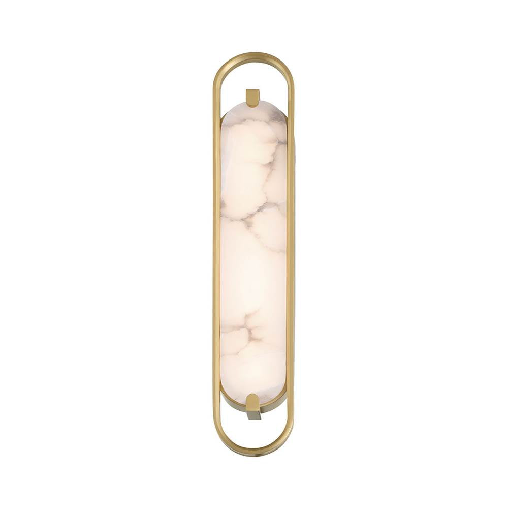 Eurofase 48955-010 Gold Noga, Vanity , 24'', Gold, Alabaster Image 5