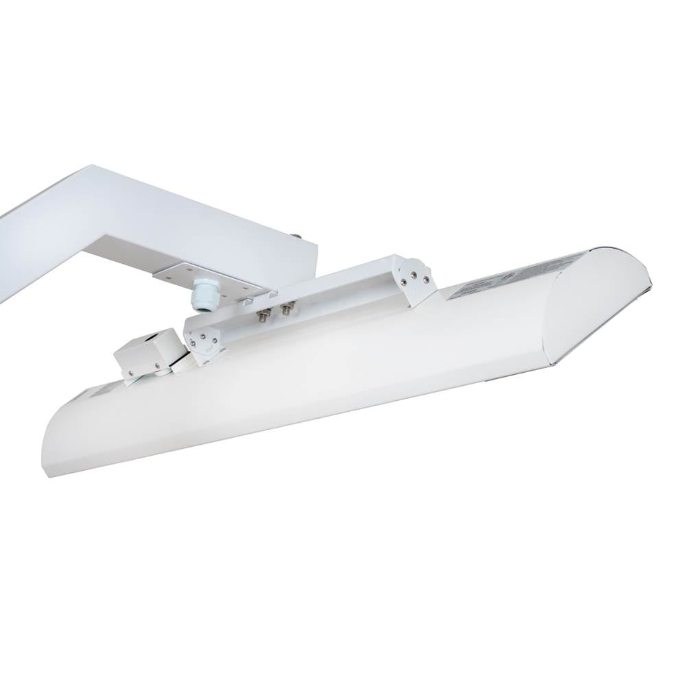 Eurofase EF3908PMW White Eurofase Ef3908pmw 39 Inch 8ft White Pole Mount With Single Crossbar Image 3
