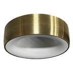 Eurofase Echo 15w White Trim Wide 3000k Clear Lens Brass Ring