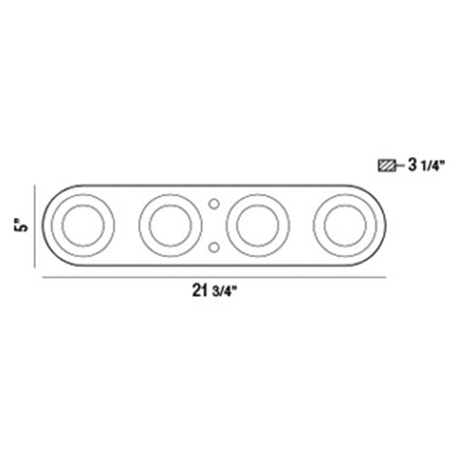 Eurofase 33619-019 White Nymark,4lt Led Surface Mnt,wht Image 4