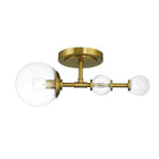 Eurofase 47358-010 Gold Traiton, Wall Sconce, 15'', Gold, Clear Glass Image 2