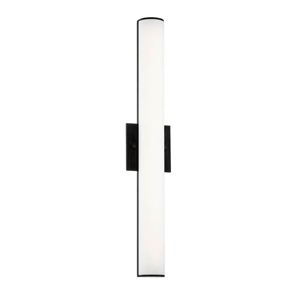 Eurofase Springfield, Vanity, 24'', Matte Black, White Acrylic