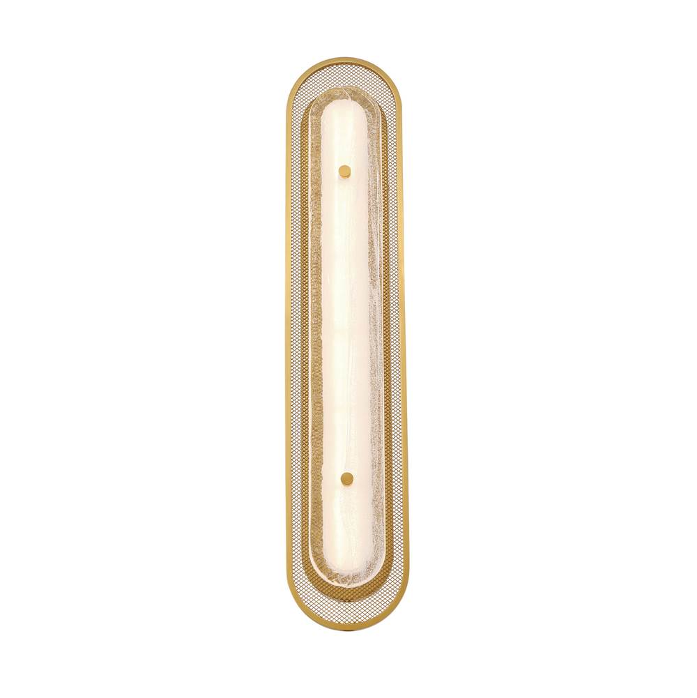 Eurofase 49174-014 Gold Tramore, Wall Sconce, 30'', Gold, Silver Glass Image 9