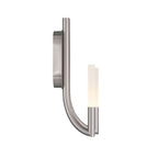 Eurofase 49009-026 Brushed Nickel Olette, Wall Sconce, 2-light, 17'', Brushed Nickel, Frosted Acrylic Image 1