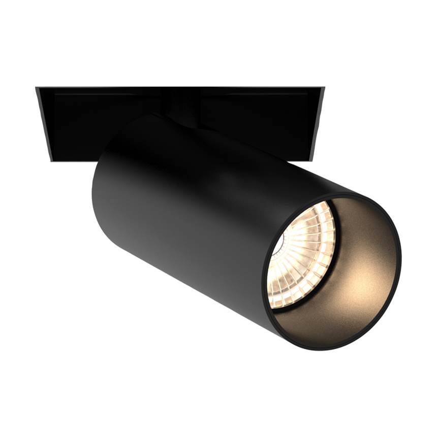 Eurofase Tango 15w 1 Light Square Black Trimless Spot 2700k Clear Lens
