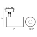 Eurofase 35455-40-02  Charlie,trk Head,led,30w,40k,w Image 1