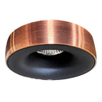 Eurofase ECO1R01RF1530WCLCP Black Echo 15w Black Trim Wide 3000k Clear Lens Copper Ring Image 1