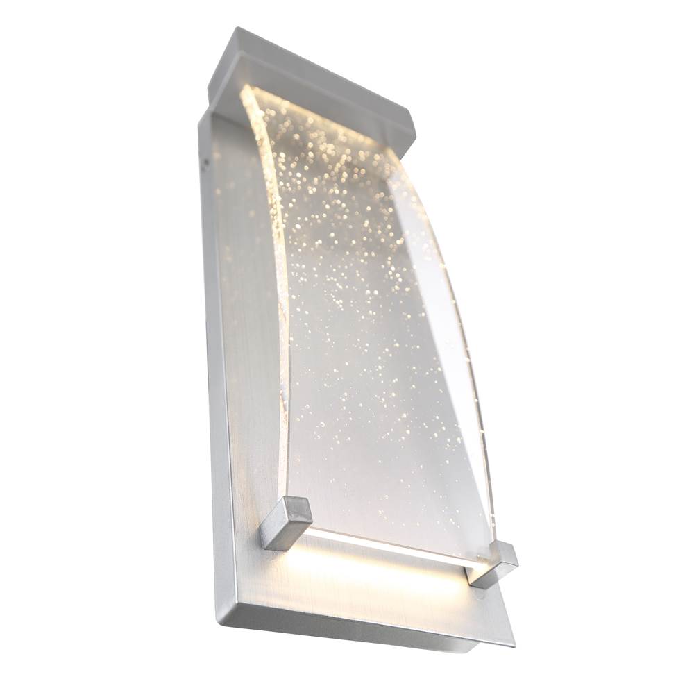 Eurofase 35888-024 Matte Silver Kabo, Outdoor, 20'', Matte Silver, Clear Glass Image 2